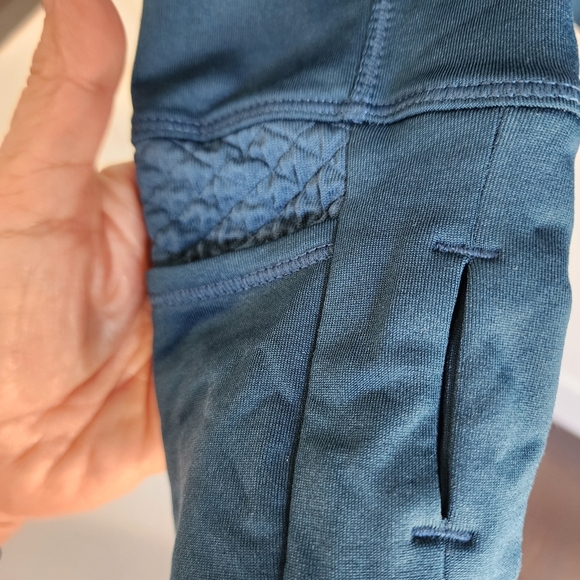 Eddie Bauer Women's Teal Quarter-Zip Hoodie - Picture 7 of 9